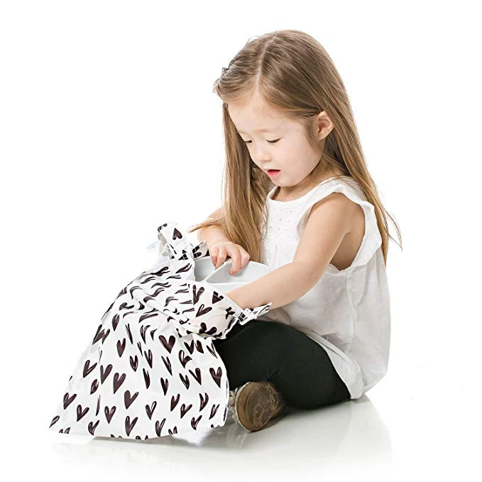 Waterproof Washable Reusable Cloth Wet Bag For Travel