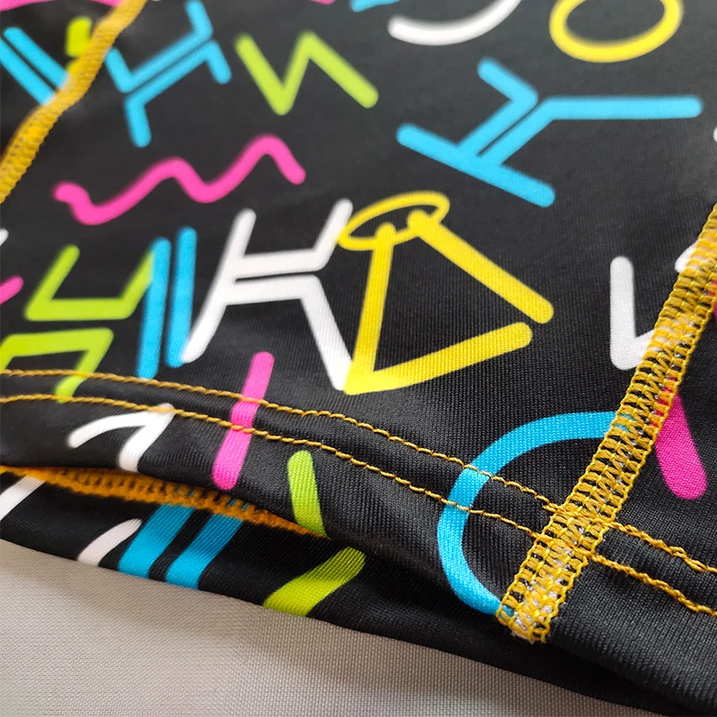 
Canton Hint Custom Print Polyester Spandex Branded High Quality Black Elastic Waistband for Sublimation Boxer Briefs Custom Logo 