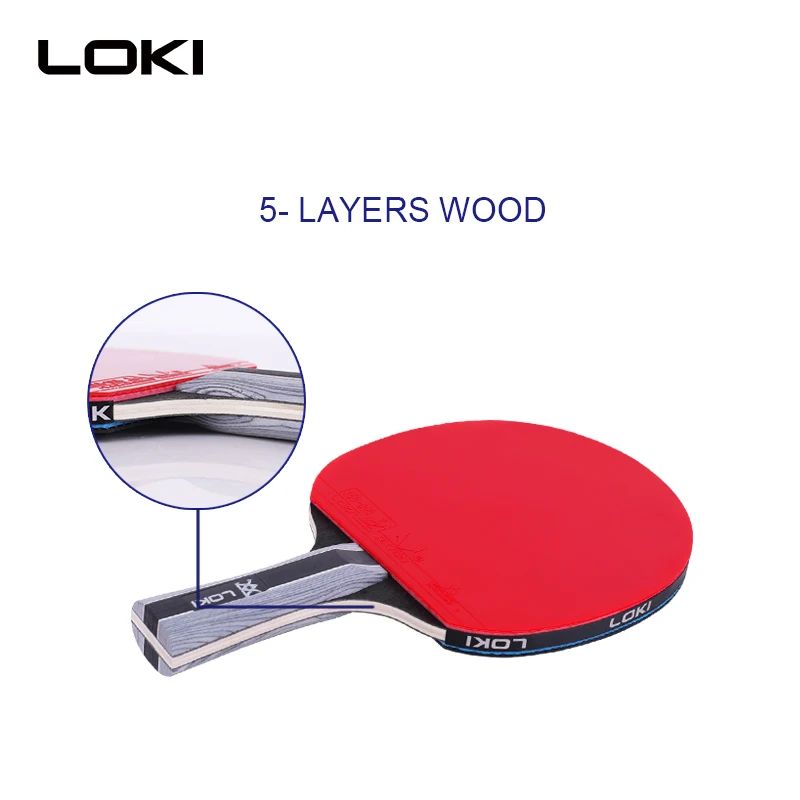 Loki net containing table tennis set with racket pingpong set