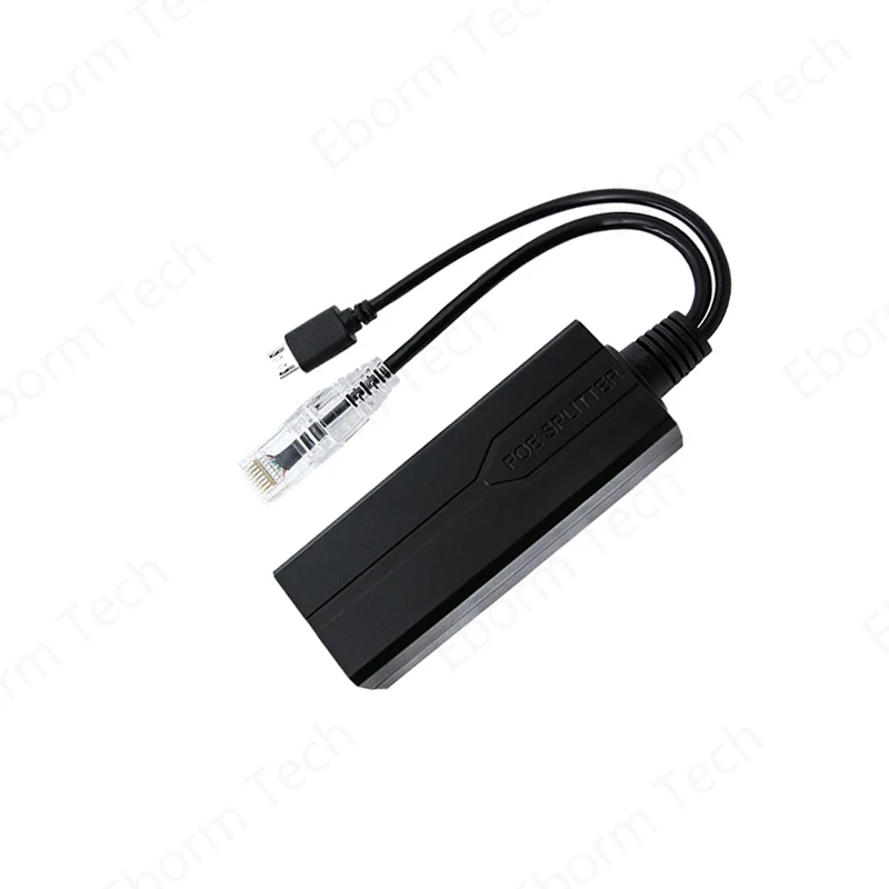 Разветвитель micro usb 5 В 2.4A PoE Gagabit Splitter с iee802.3 AF/при стандартной поддержке 10/100/1000 Мбит/с для IP-камеры