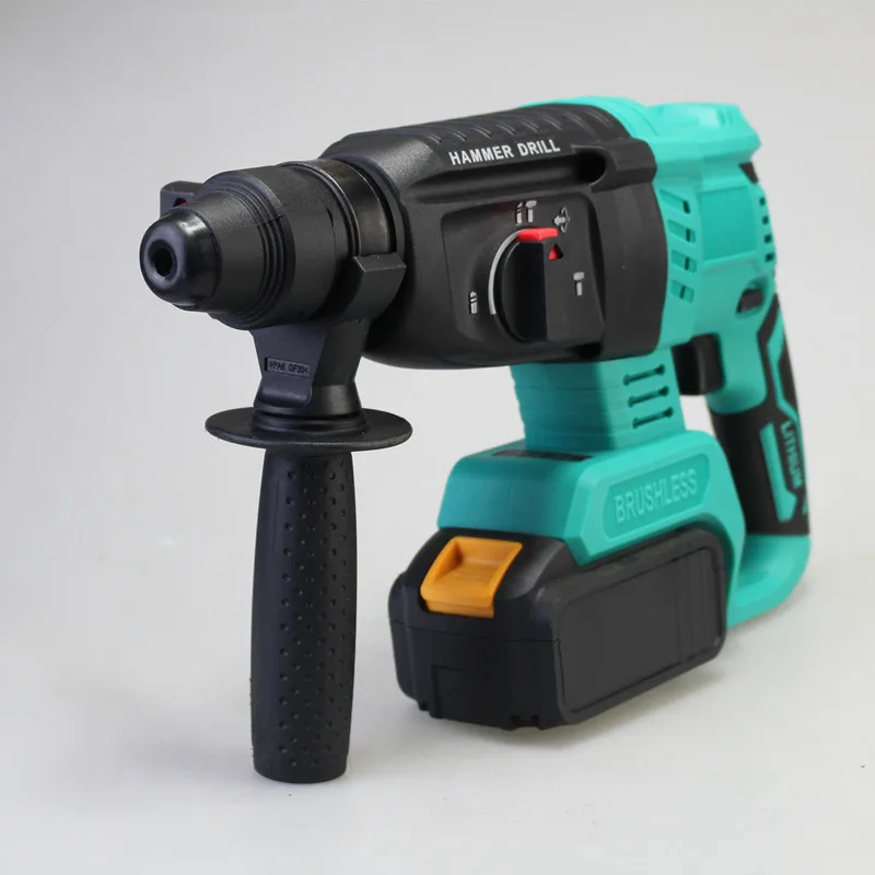 Price Taladro inalambrico Percutor Tool Rechargeable Power Rotary Machine Brushless Hammer Impact Drill with Lithium Battery