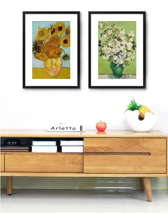 Simple A4 Photo Frame European Style Black Art frames Wooden Certificate Photo Frame