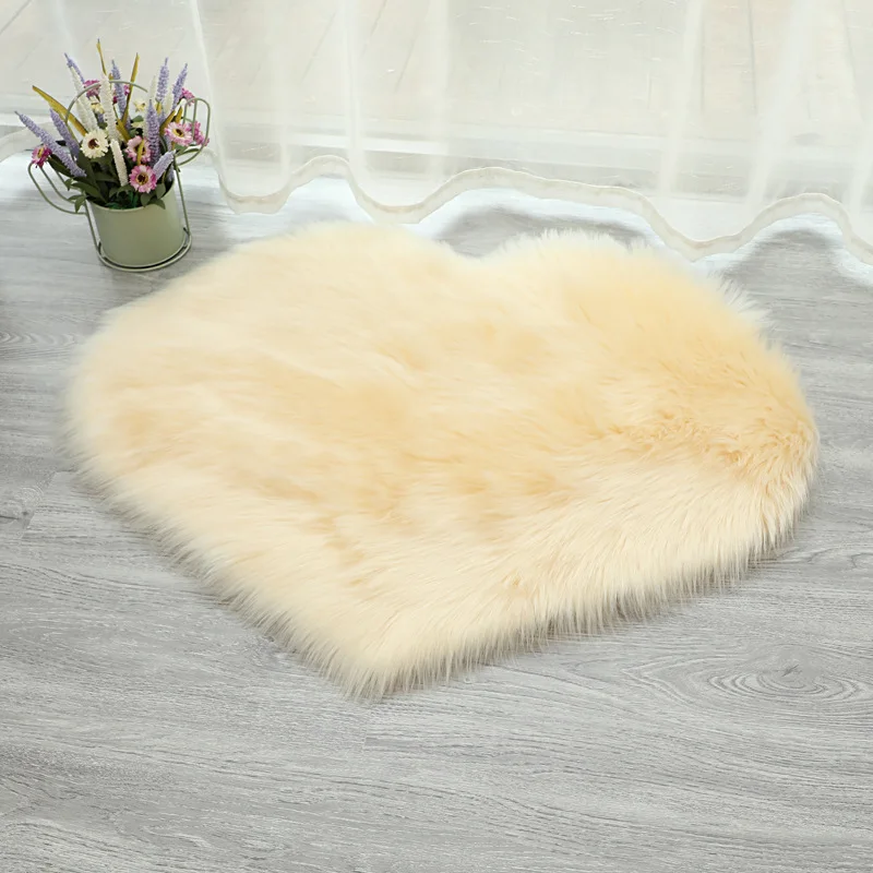Fluffy Rug Carpets for Living Room Carpet Kids Room Long Plush Rugs for Bedroom Shag Area Rug White