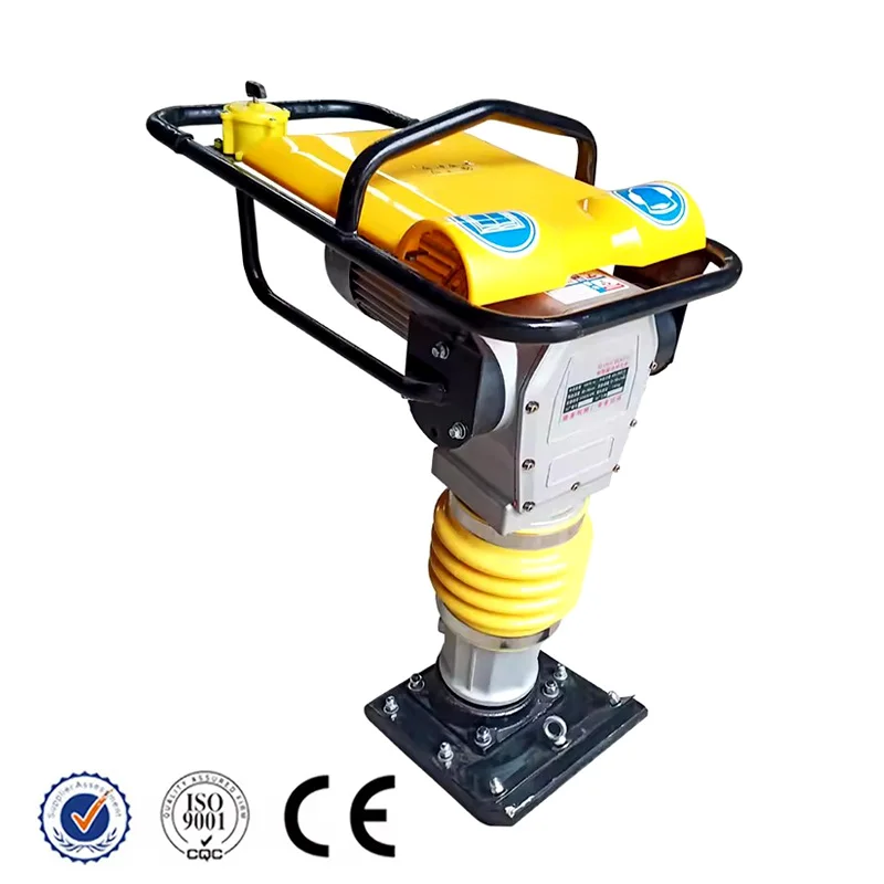 China 2024 Hot Selling Electric Tamping Rammer For Road Compaction Economical Good Quality Tamping Rammer Mini Tamping Rammer