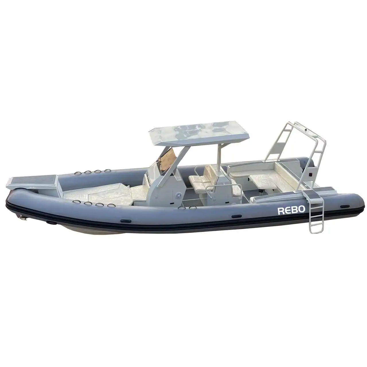 Patrol Luxury 31.5ft RIB 960 ORCA Hypalon Black Deep V Aluminum Hull Inflatable Rigid Boat