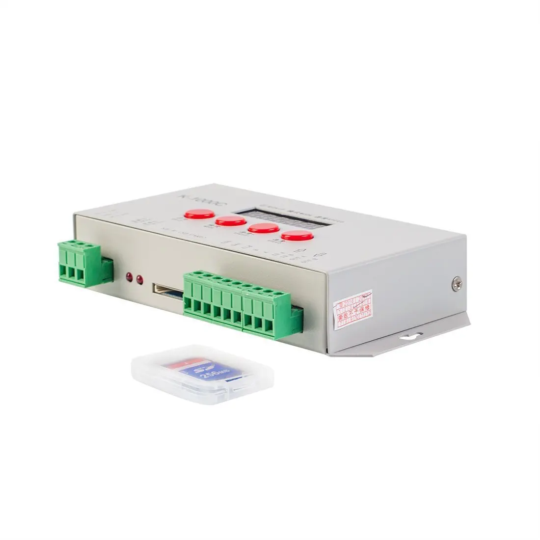 K-1000C 2020/2014 LED Pixel Controller Original ws2812 SPI 2048 Programmable DMX DMX512 ws2811 SD Card Pixel LED Controller