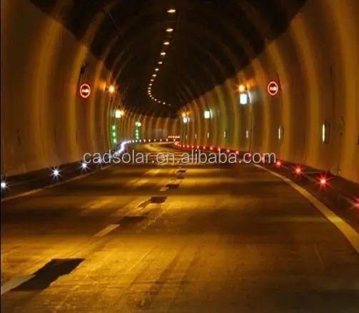 Roadway Safety Pavement Marker DC12v 24v Tunnel IP68 Cable LED Wired Road Marker Aluminium Road Stud