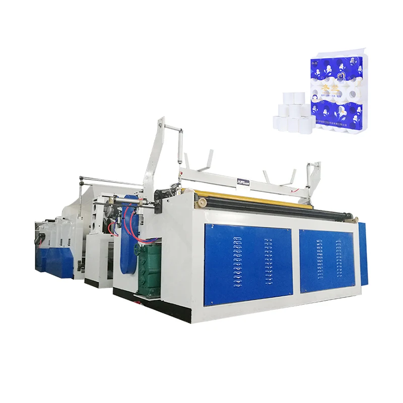 Attractive price toilet paper rewinding slitting machinery toilet paper making machine in paper mill