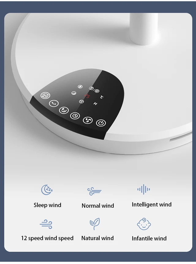 Air circulating fan Household silent shaking head turbine electric fan High wind air convection telescopic fan