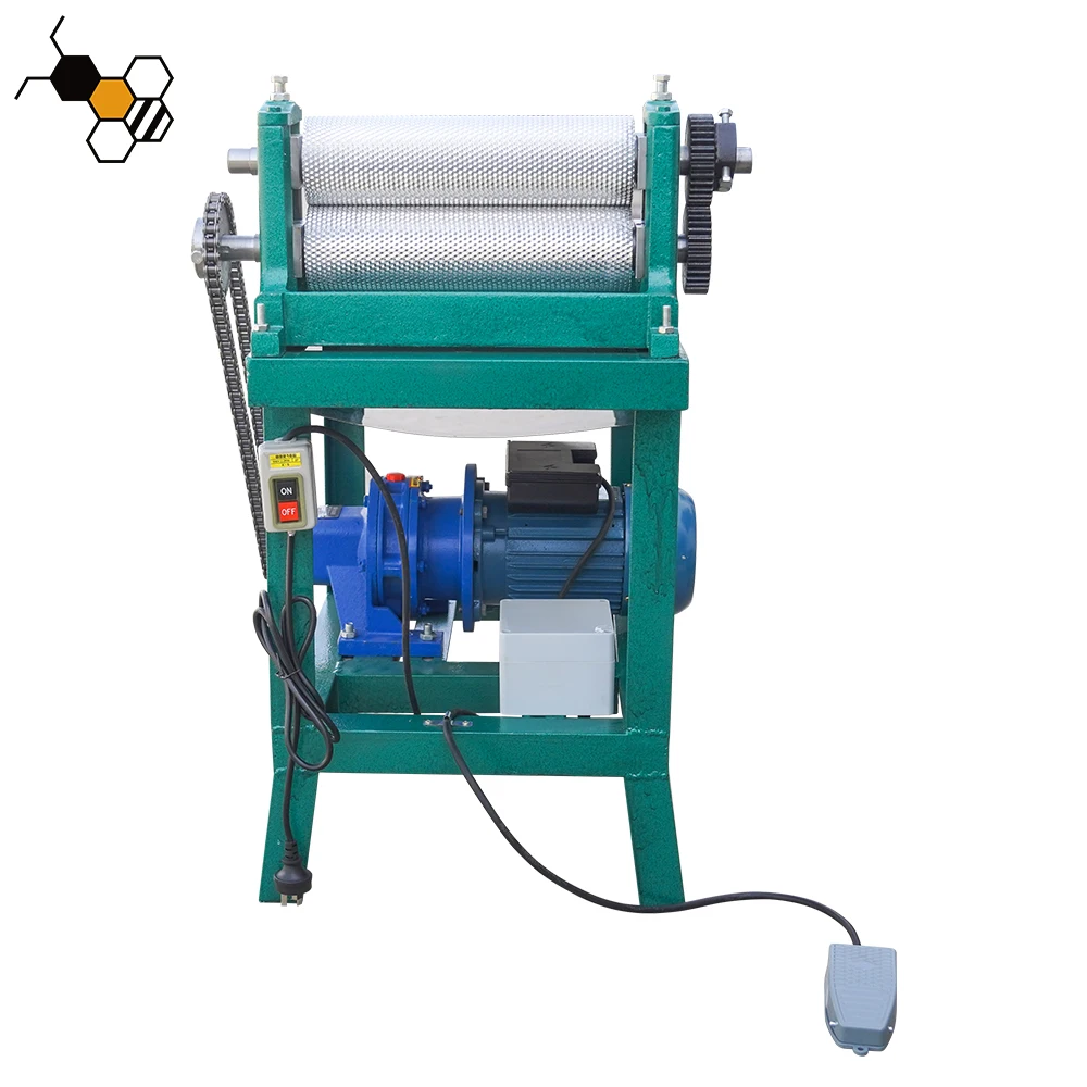 Beekeeping Equipment Tools Full Automatic Embossing Beeswax Comb Foundation Roller Machine Electric Power Multi Function Alloy