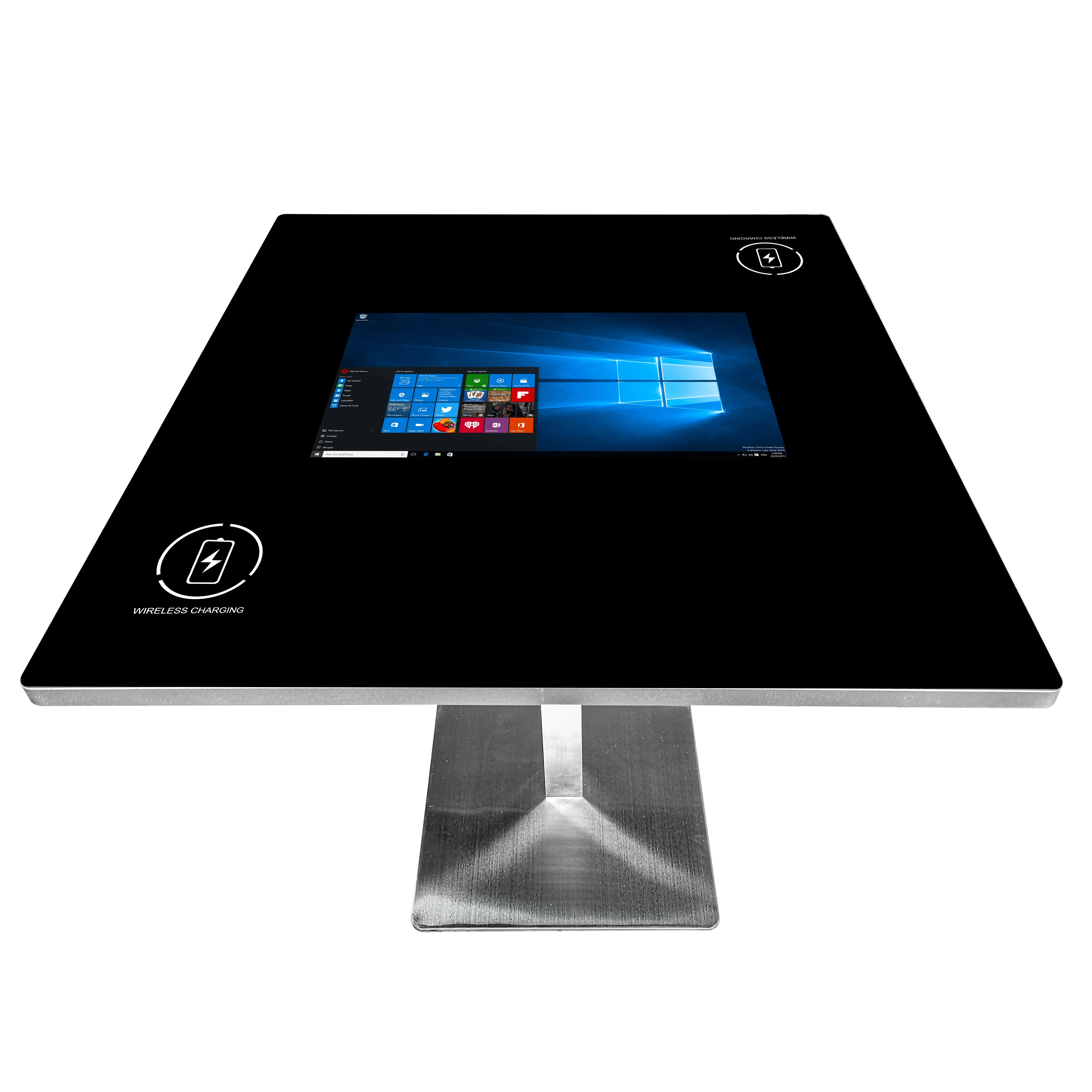 Direct Sales Touch Screen Gaming Table Wireless Charged 21.5 Inch LCD Screen Coffee Shop Touch Table