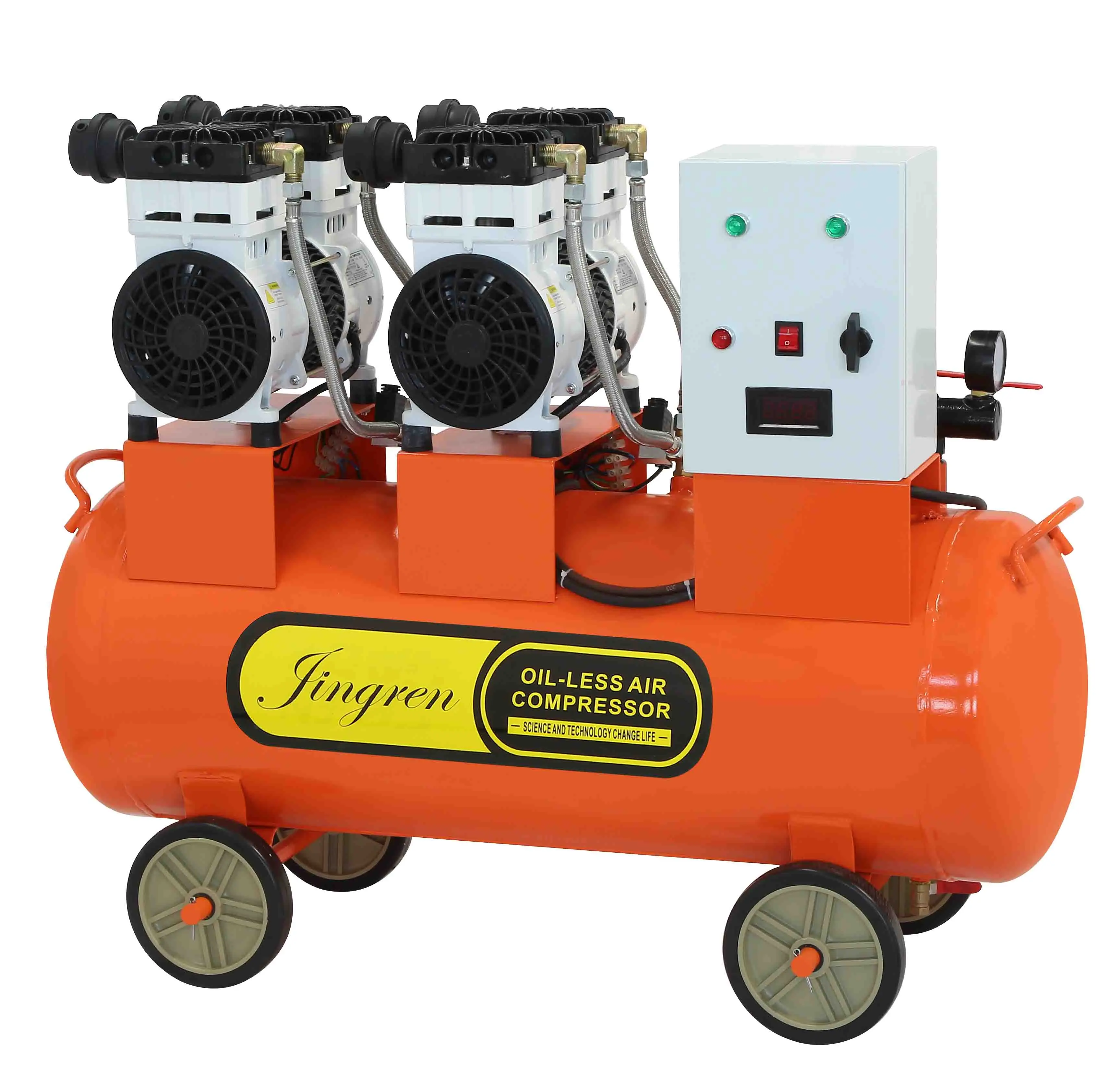 JR112-100L big silent air compressor with 3 hp for industry