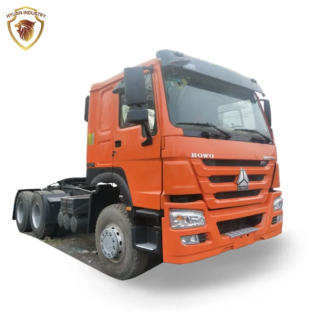 Second Hand Truck Sino Sinotruk Howo 371hp 6x6 Trailer Head Used Tractor Trucks For Africa