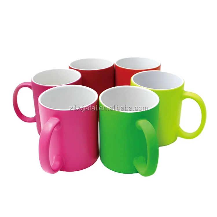 Colorful Matte DIY Logo Sublimation Ceramic Coffee Mug Free Gifts