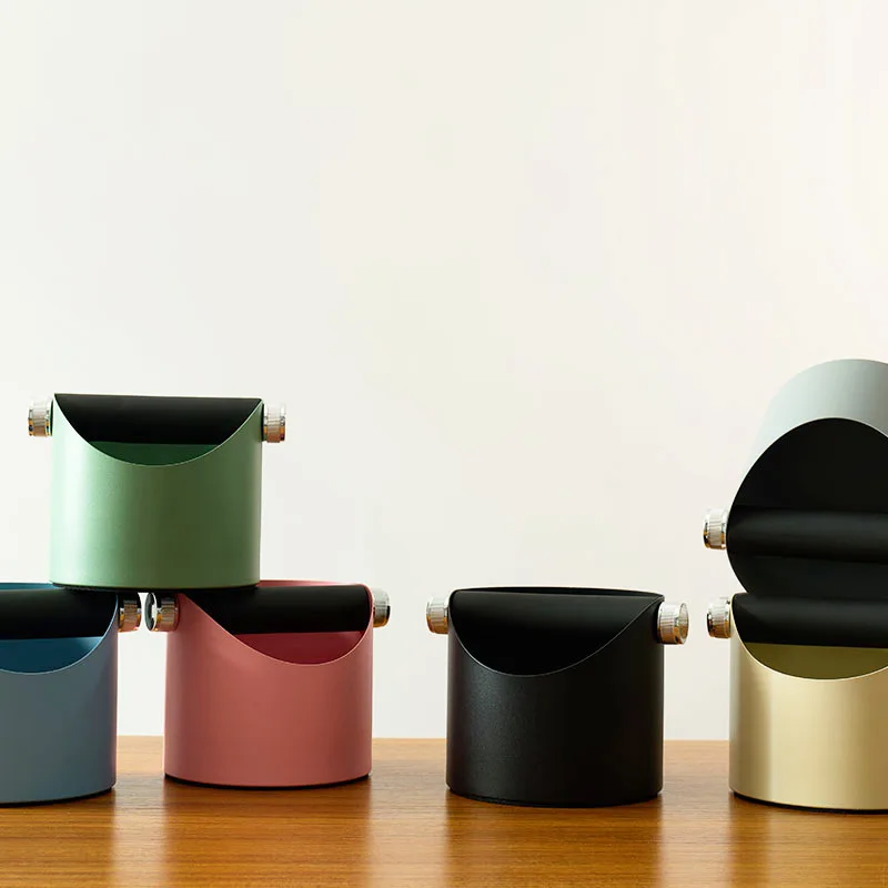 Good Quality Knockbox Aluminum Alloy Metal Homeuse Mini Coffee Grounds Knock Box