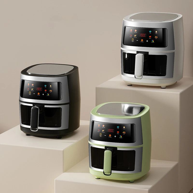 Air Fryer Large capacity Fryer Multi functional visual air fryer Color LCD touch electric oven