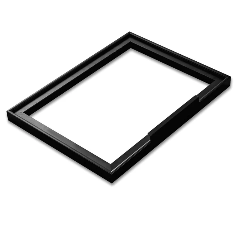 New Design Italian Style Matt Black Blush Gold Aluminum Frame Glass Swing Doors Frame Glass Closet