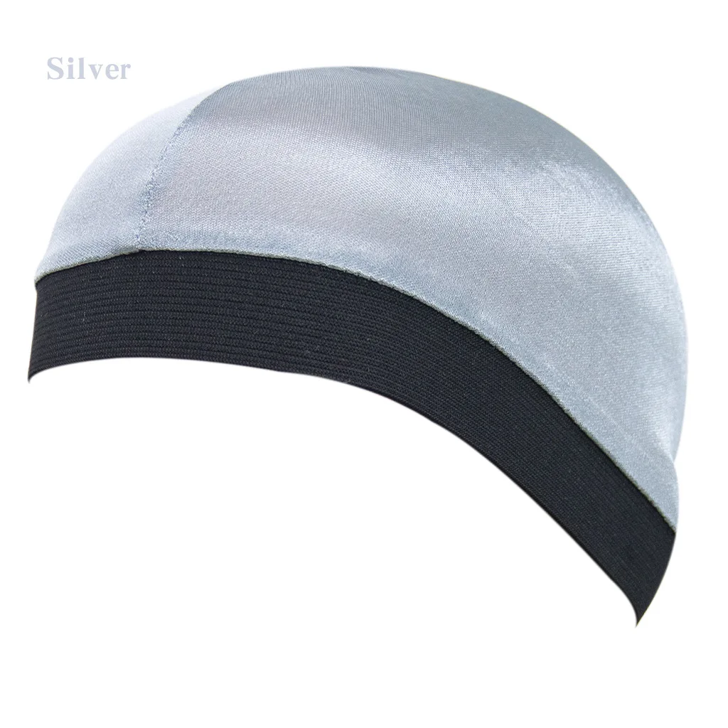 Wholesale Solid Color Elastic Band Wave Cap Mesh Dome Cap For Women Men Making Wig