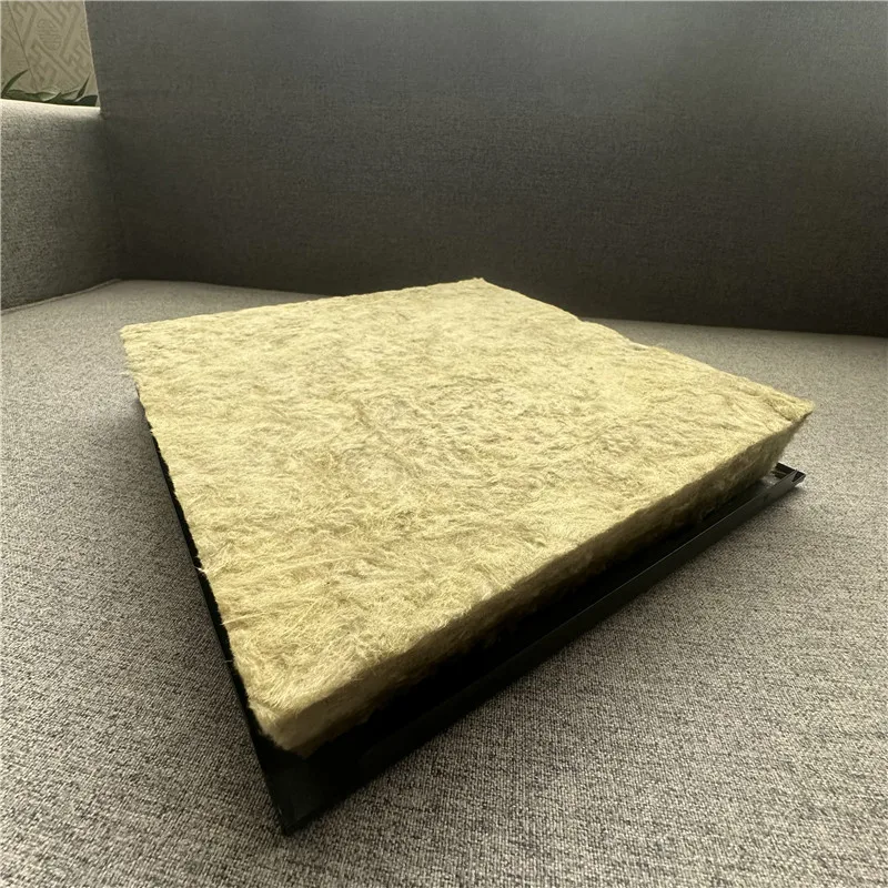 NRC 0.8 300X300 perforated black color aluminum clip in ceiling with 50mm rockwool