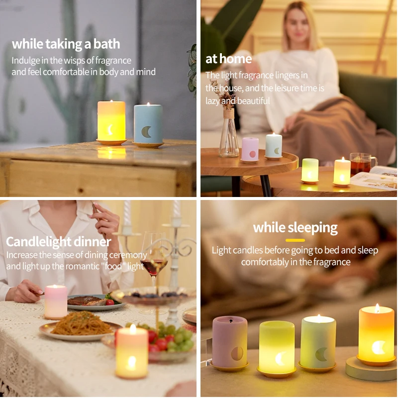B080H 2 In 1 Manufacturers Luxury Home Decor Mother Gift Set Packaging Color Jar Soy Wax High Quality Match Scented Candle