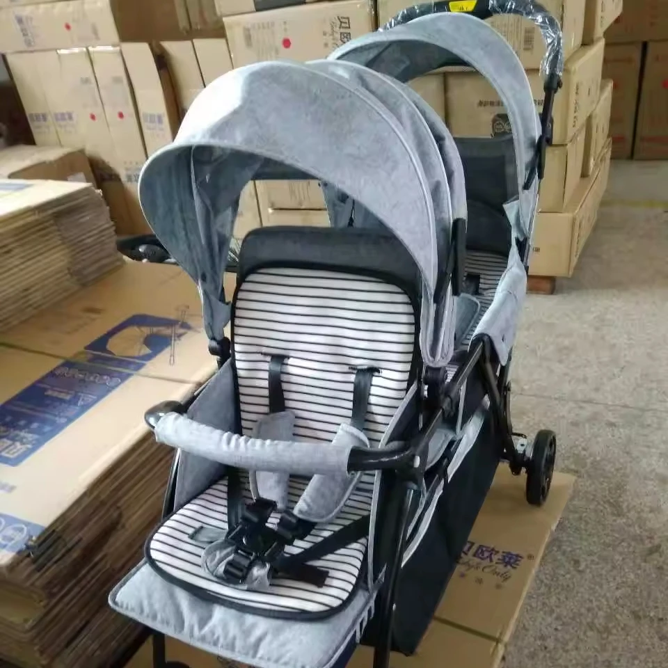 High Landscape Double Stroller for Kids Strong Kids Stroller Baby Stroller for Twins