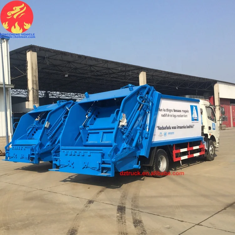 Dongfeng rear loader garbage truck/garbage refuse compactor vehicle/ rubbish compactor truck