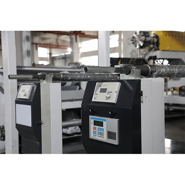 high speed Industrial Plastic double extruder coating cement bag pp woven sack laminating machine manufacturer