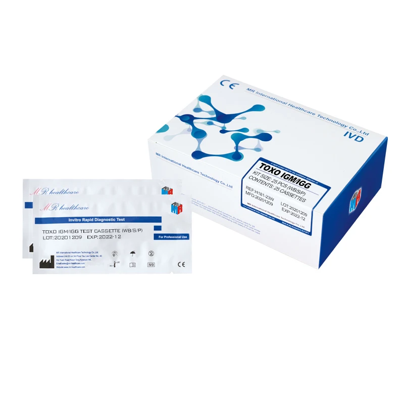 Wholesale price TOXO Toxoplasma Antibody Test IgM/IgG Tri-line test Medical diagnostic test kit