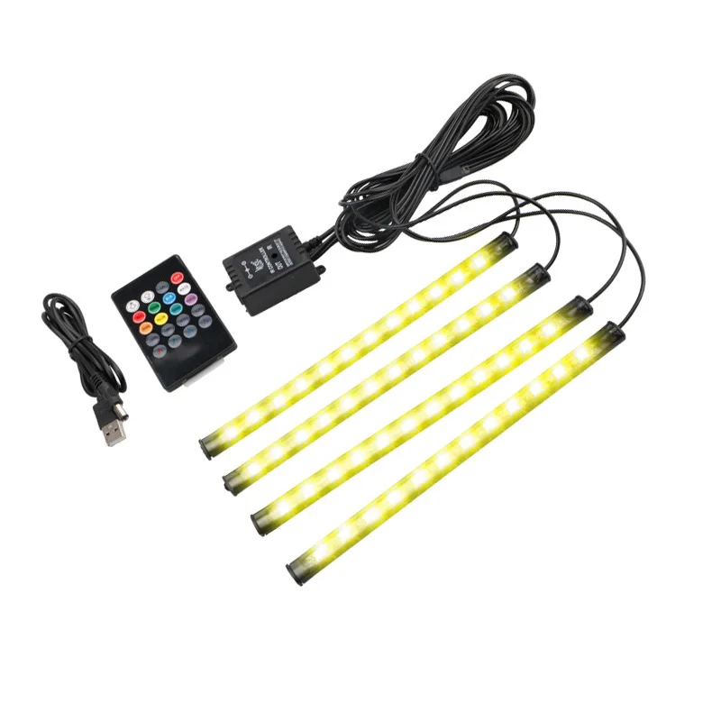 Infitary Cheap 5050 RGB Car Interior Atmosphere Auto Car Light Accessories Interior Car Led Strip Light