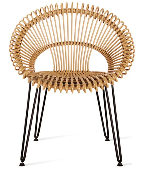 
Beach Garden Set Living Room Patio Swings Chaise Lounge Restaurant Hotel Office Rattan Industrial Chairs 