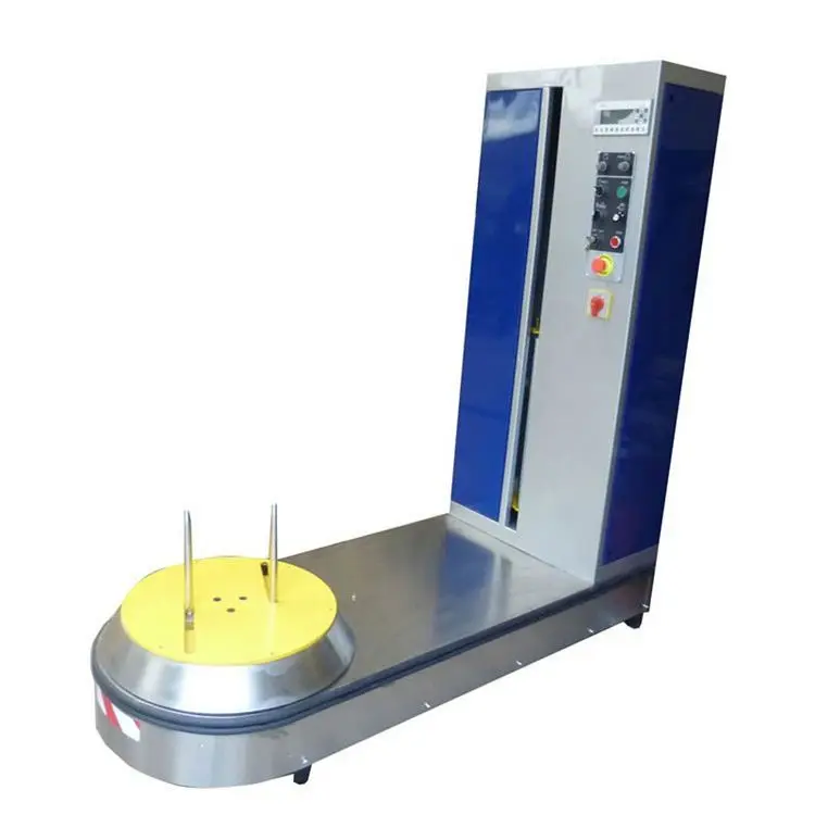 Strong and robust luggage travel bags wrapping machine Luggage packer machine