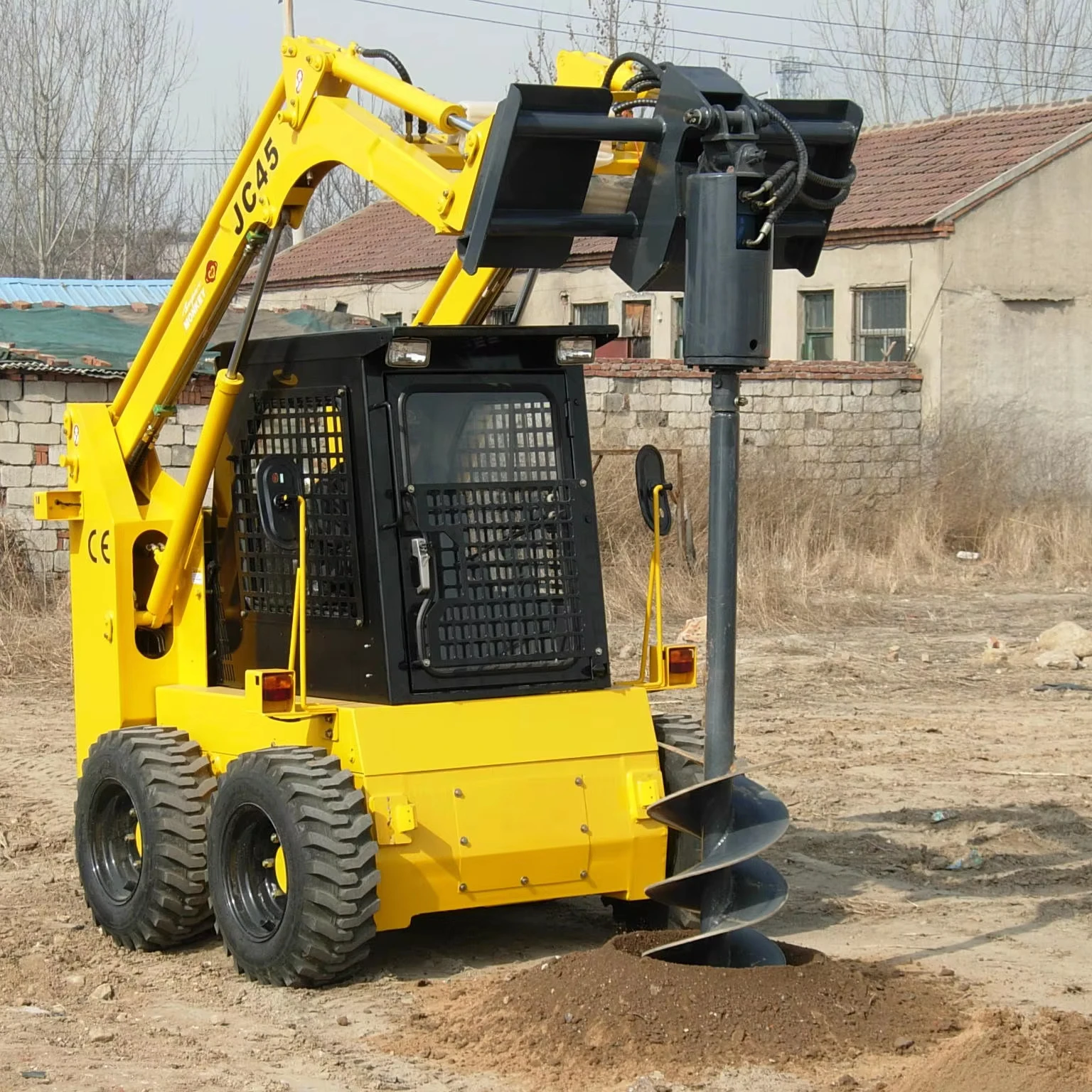Skid 700kg operation weight skid steer loader multi-function loader