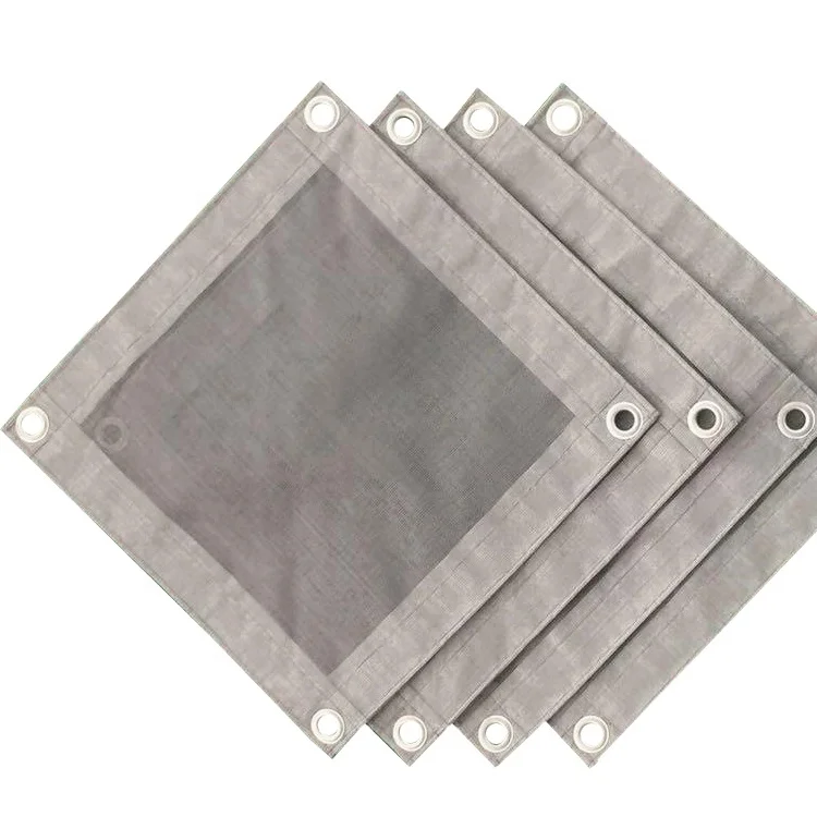 hot sale net fabric fireproof waterproof pvc tarpaulin for construction work