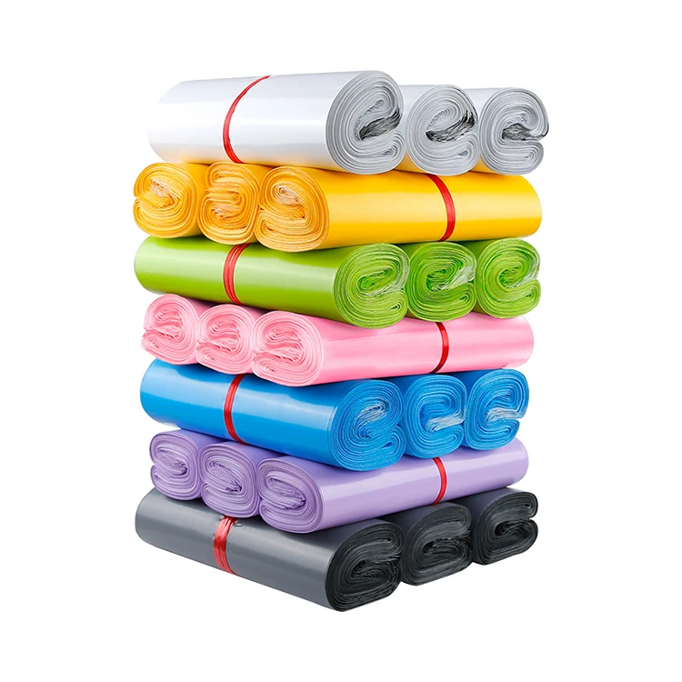 Ready To Ship Poly Bag Eco Friendly Multicolour Waterproof Logistics Packaging Custom Courier Bag Mailing Bags For Shipping