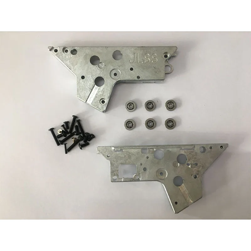 JLSS NO.2 metal split gearbox shell 9mm bearing airsoft gel blaster