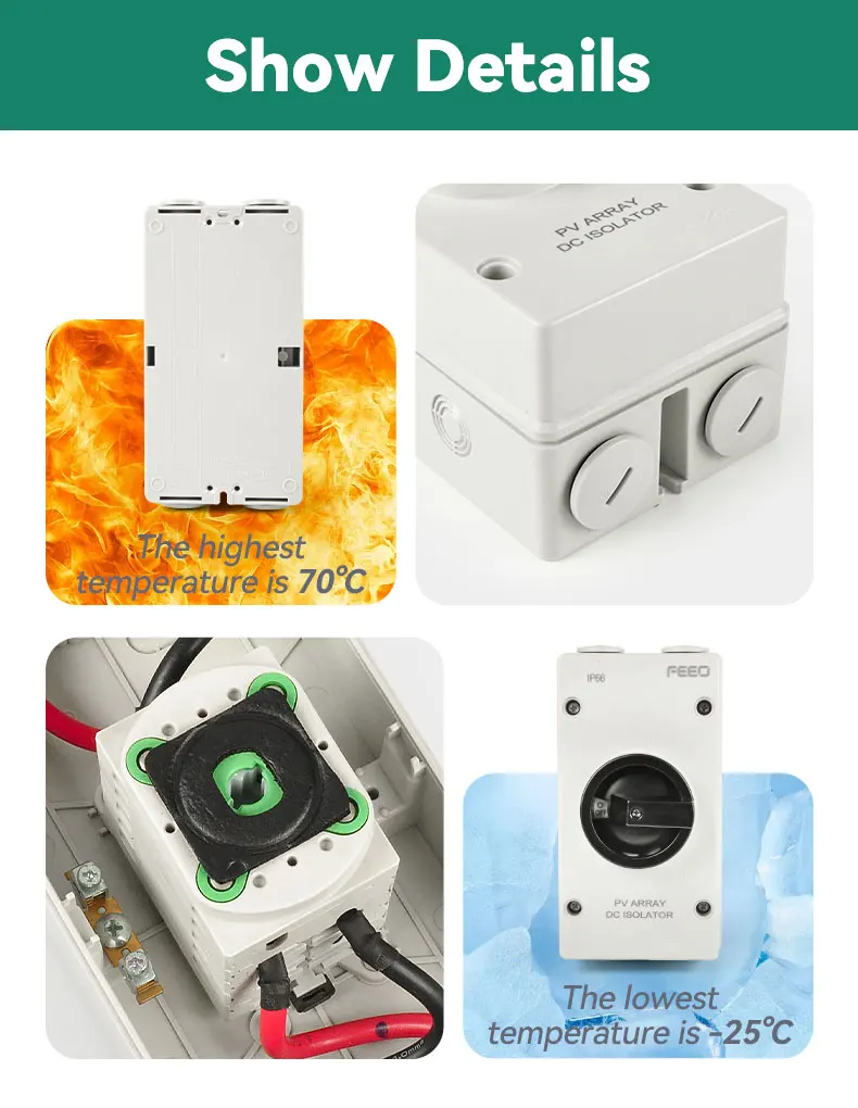 energy saving dc isolator ip66 main switch