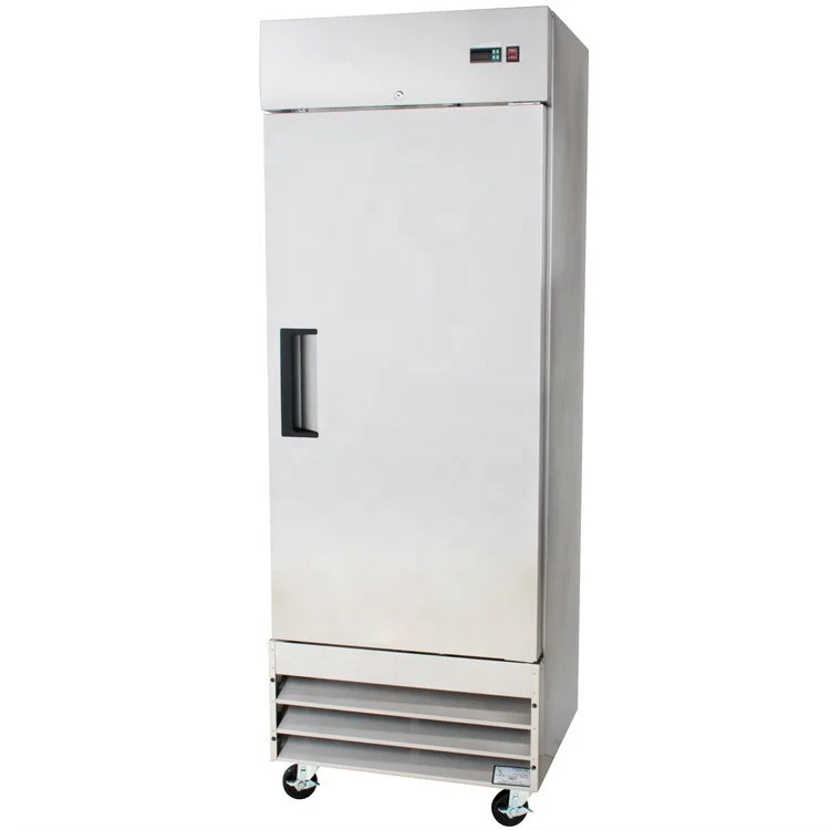 Commercial Hotel Industry Upright Refrigerator Four Doors Fridge 1 Door Freezer Stainless Steel Chiller