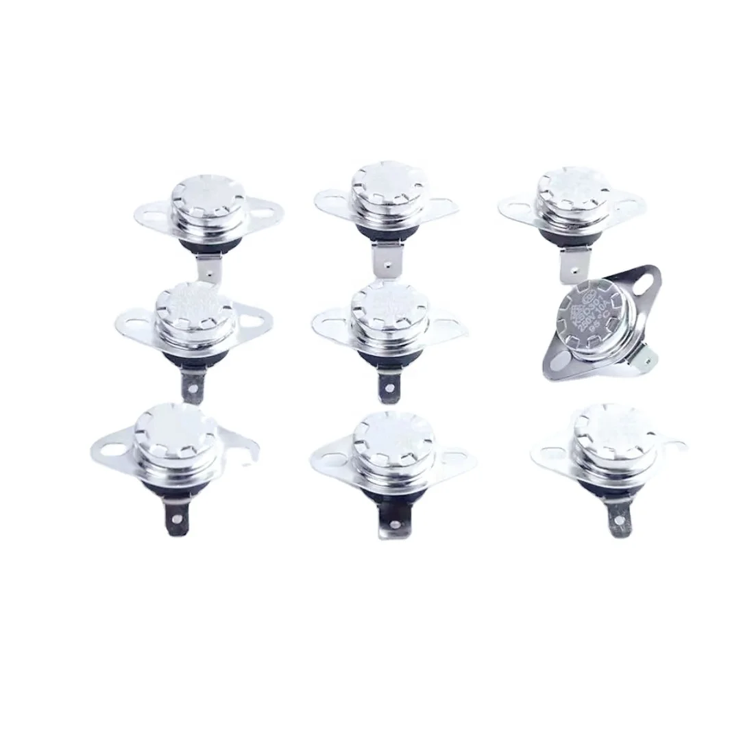 Auto reset Ksd301 16A 125V No Manual Steam Iron Thermostat Snap Action Bimetal Heating