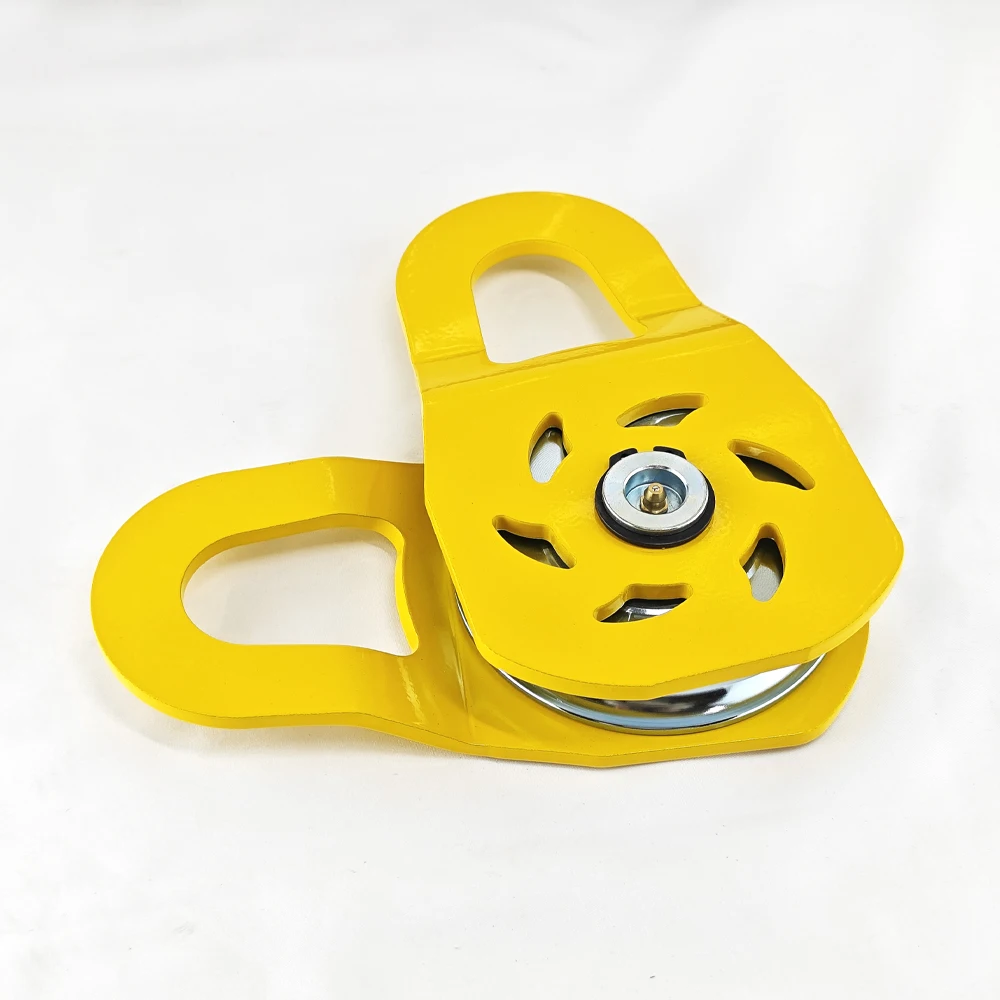 Heavy Duty Off Road Pickup Recovery Winch Snatch Block Pulley for Synthetic Rope and Steel Cable