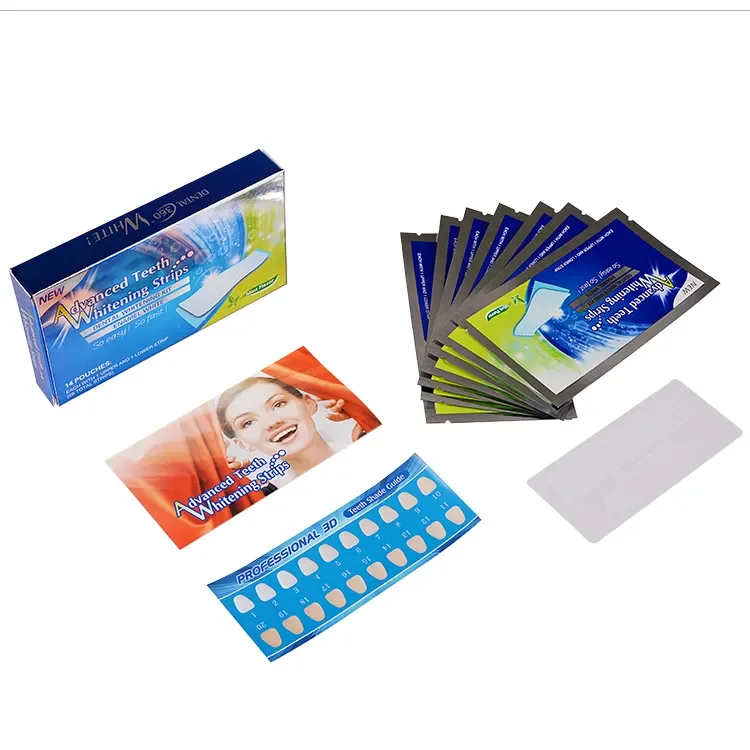 Mint Flavored 35% Carbamide Peroxide Tooth Whitener Strip Home Use Teeth Whitening Remedy for Removing Coffee Stains