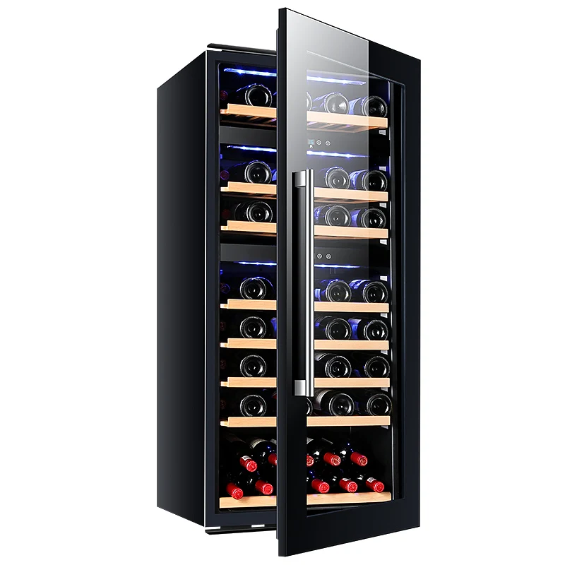 Wine fridge high quality Wine cellar home red Wine cooler chiller refridgrator multi- zone cabinet with compressor Y-JC220A