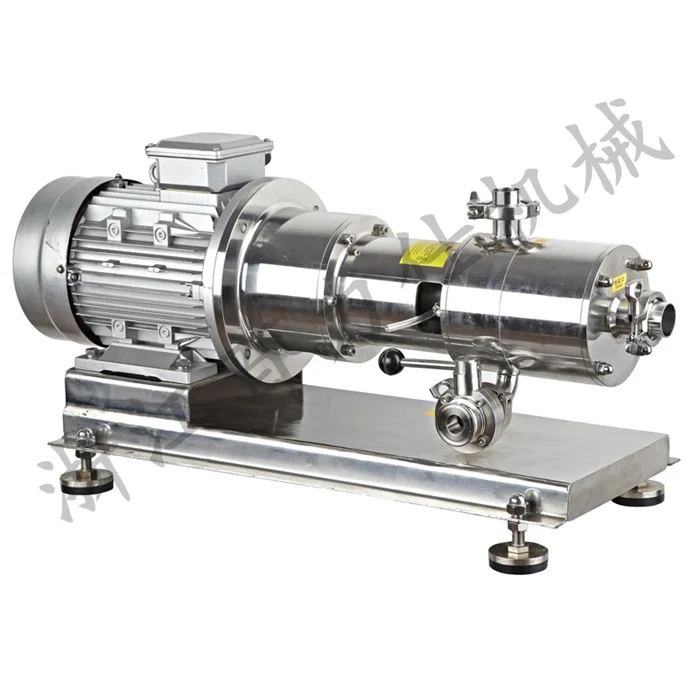 high shear shearing high speed dissolving emulsifying 3000RPM homogenizing mixer online tahini making machine