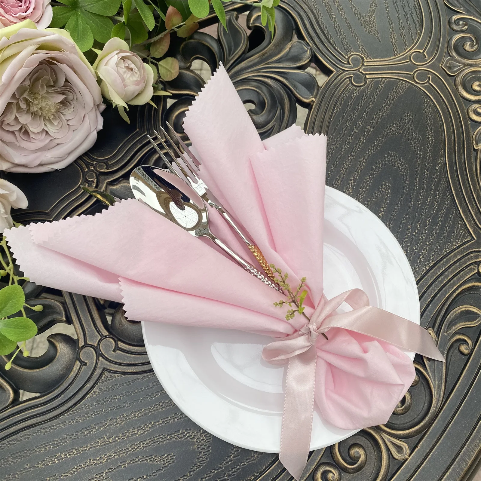 reusable soft table dinner napkin cloth cotton for restaurant party hotel wedding