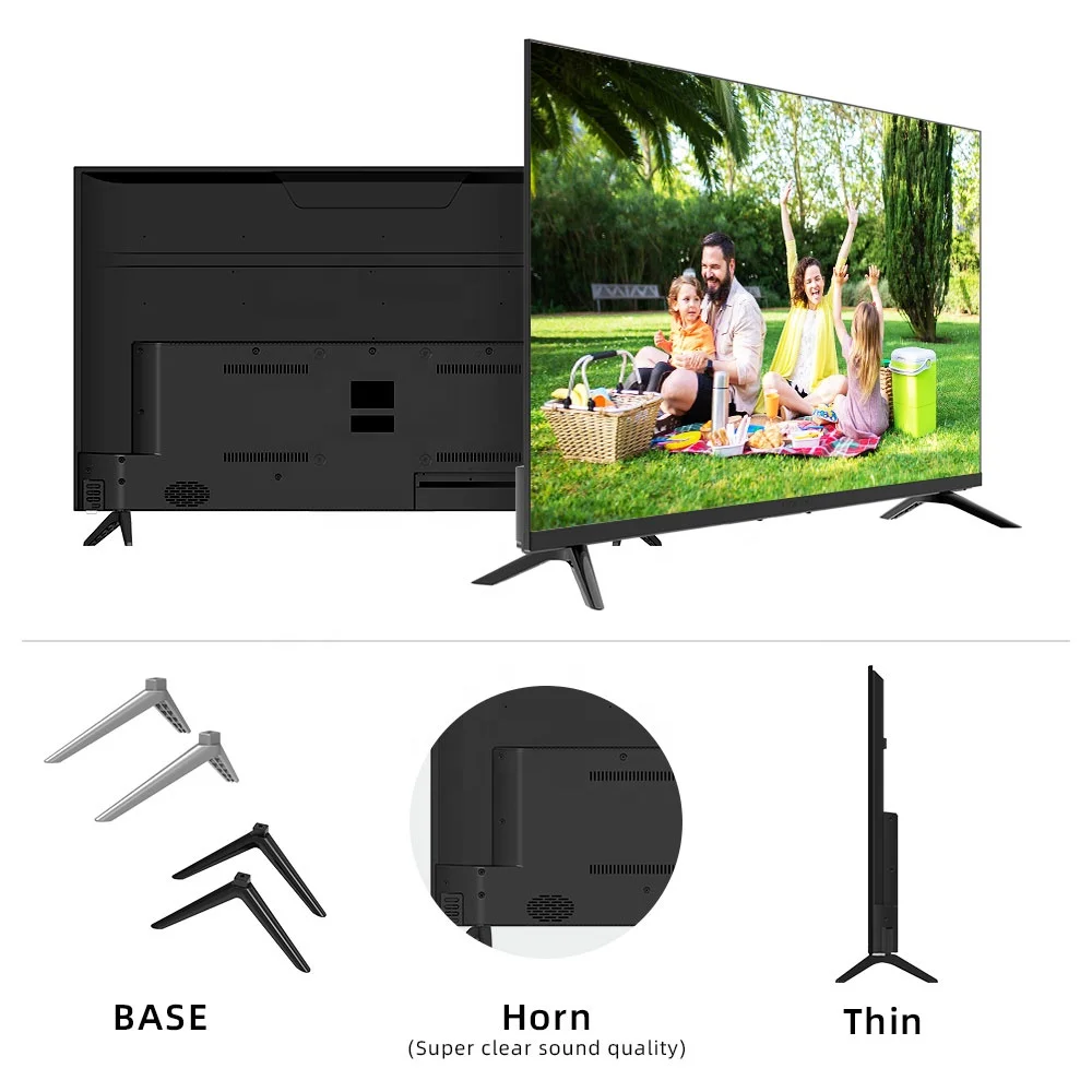 Tv Manufacturer OEM Size 50 55 60 65 inch Optional UHD 4K Led Television Smart Tv