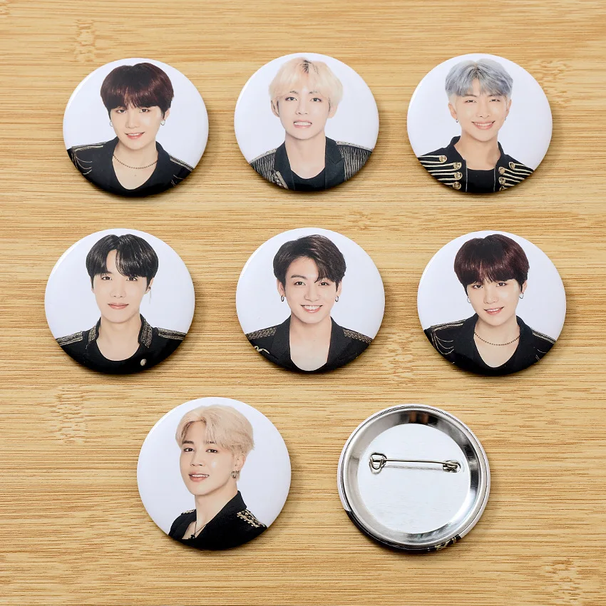Kpop корейский Bangtan Boys официальный той же эмблема периферийный жестяной значок пользовательский