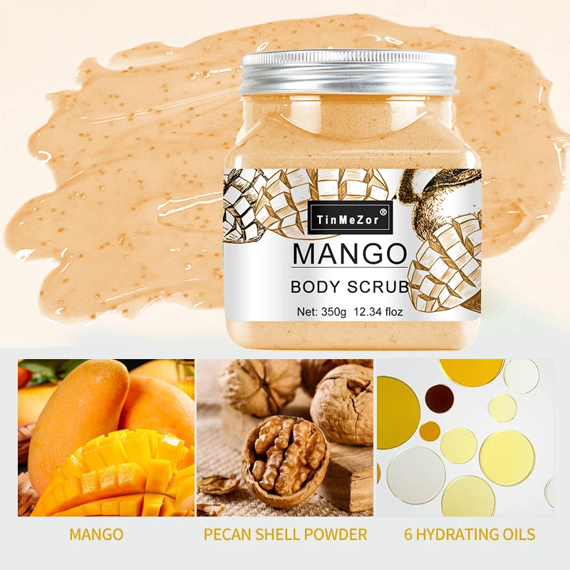 Whitening rose avocado turmeric sugar body scrub containers and packaging bath body scrub body lotion bath salt gift set