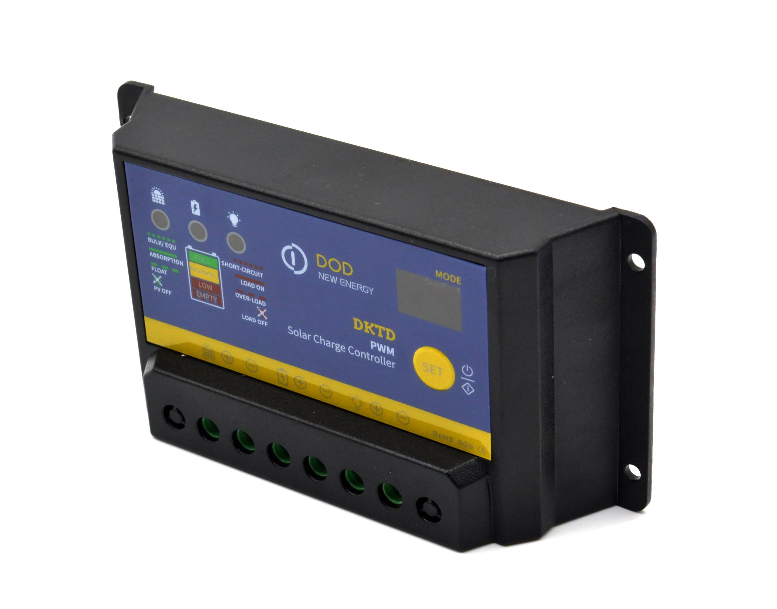 System charge controller PWM Charge LCD LED Display 12V 24V 48V 60V 5A 10A 20A 30A 10 Amp pwm Solar Charger Controller