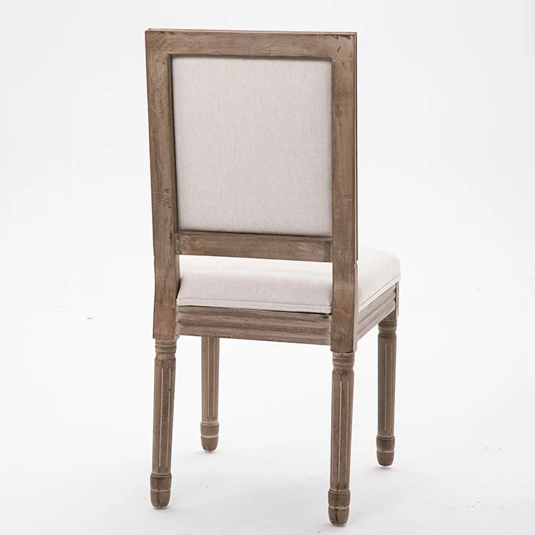 Latest Design Modern Home Luxury Furniture Upholstered Wooden Dining Chairs