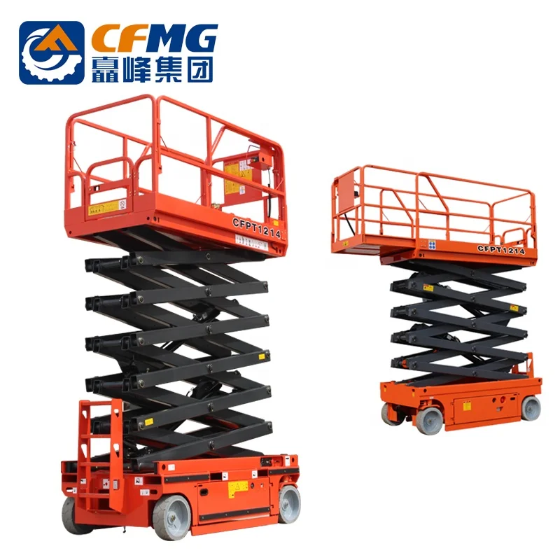 Hydraulic Mobile Elevating Platform Scissor Construction Lifter Electric Ladder Lift