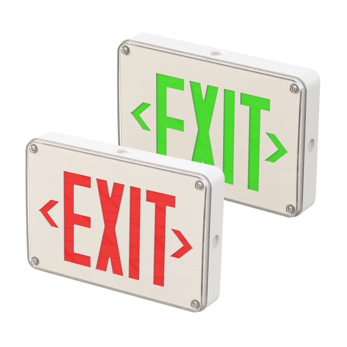 
Outdoor UL listed Brownout circuit protection for ST/SD fixture Wet Location single face LED emergency light Sign Exit 